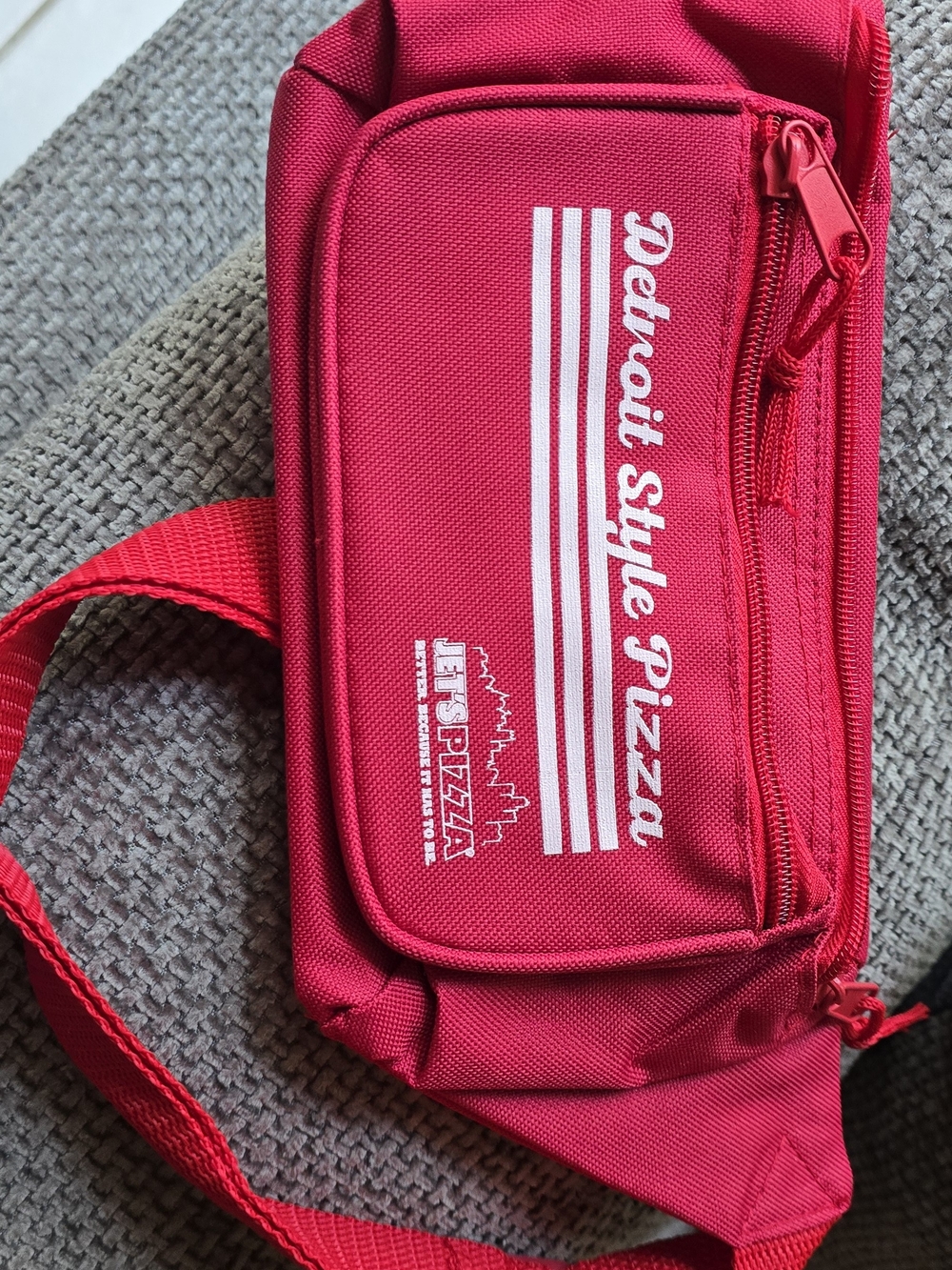 Jet's Pizza Red Crossbody Bag